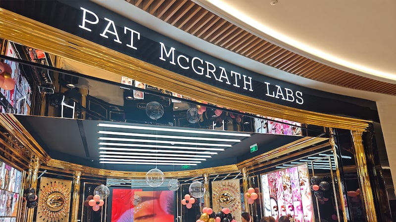 Pat McGrath cosmetics store.
