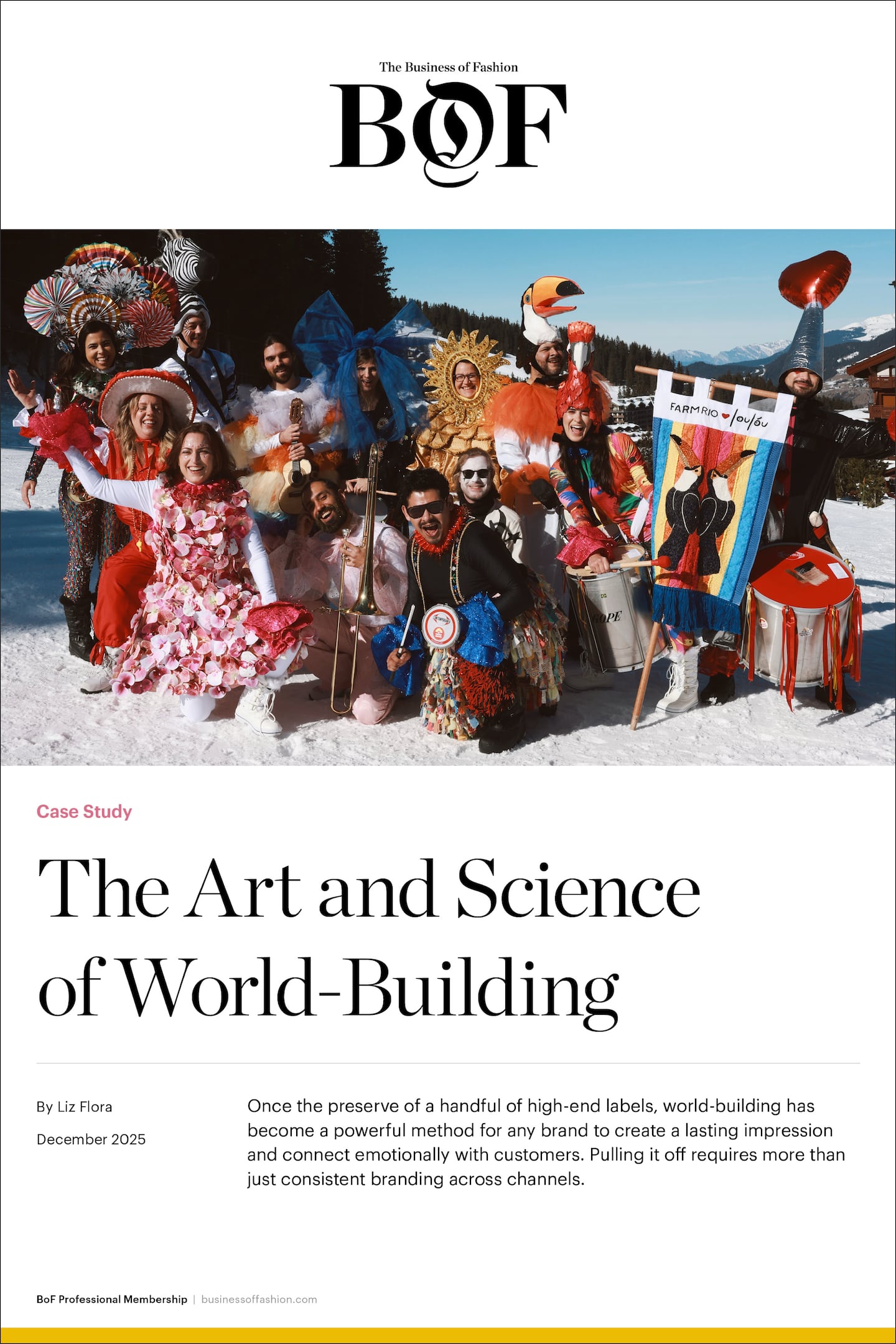 The Art and Science of World-Building Case Study