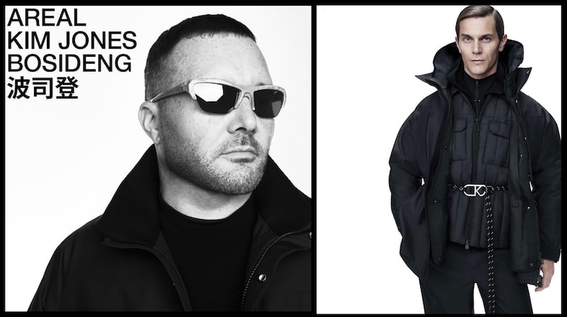 Bosideng launched a new sub-brand Areal under the creative direction of Britain’s Kim Jones who designed a capsule collection for the Chinese outerwear giant, shot by Willy Vanderperre and styled by Olivier Rizzo.